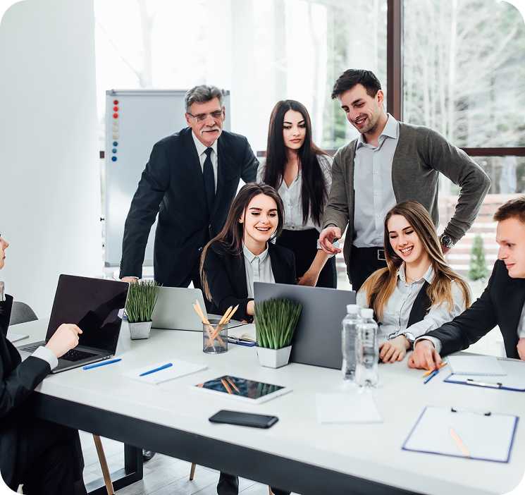 Our team at work